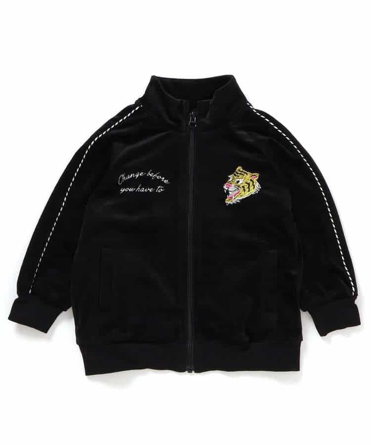 日本童裝 BREEZE 絲絨運動外套 90-150cm 男童款/女童款 冬季 OUTERWEAR 聖誕紅/新年紅