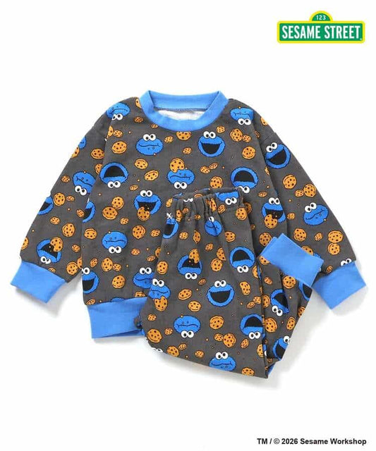 日本童裝 BREEZE x SESAME STREET 睡衣 80-140cm 男童款/女童款 冬季 睡衣系列 TOPS PANTS