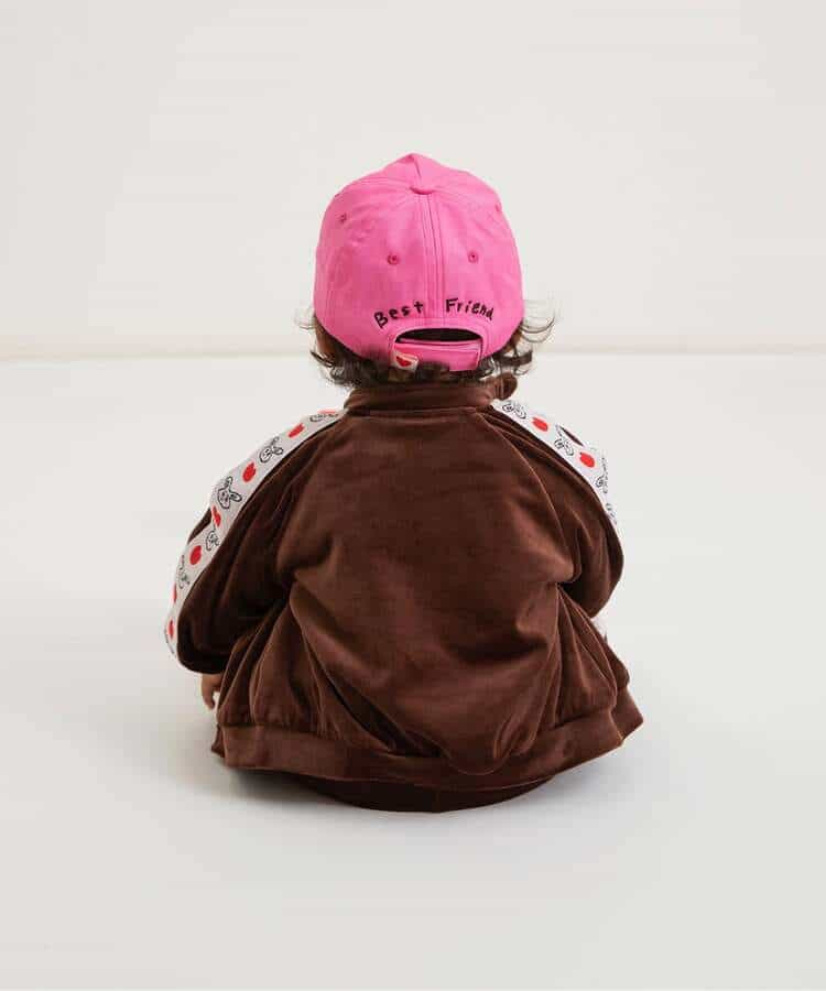 日本童裝 BREEZE x USAKUMA 天鵝絨兩件套裝 70-80cm 男童款/女童款 冬季  初生嬰兒 OUTERWEAR PANTS