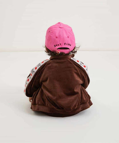 日本童裝 BREEZE x USAKUMA 天鵝絨兩件套裝 70-80cm 男童款/女童款 冬季  初生嬰兒 OUTERWEAR PANTS