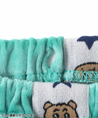 日本童裝 BREEZE x USAKUMA 天鵝絨兩件套裝 70-80cm 男童款/女童款 冬季  初生嬰兒 OUTERWEAR PANTS