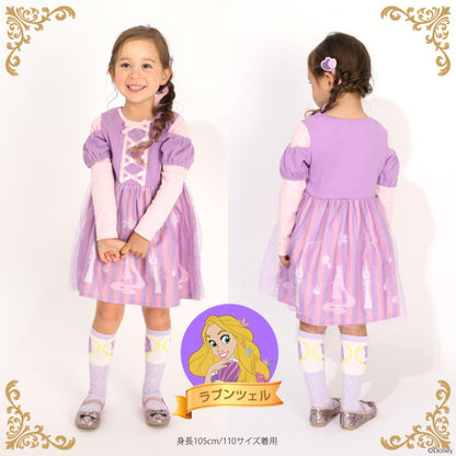 日本童裝 BDL x Disney 公主連身裙 90-130cm 女童款 冬季 DRESSES