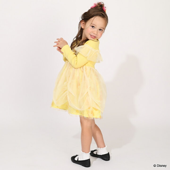 日本童裝 BDL x Disney 公主連身裙 90-130cm 女童款 冬季 DRESSES