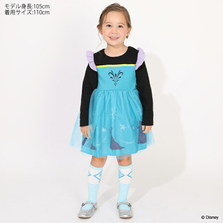 日本童裝 BDL x Disney 公主連身裙 90-130cm 女童款 冬季 DRESSES