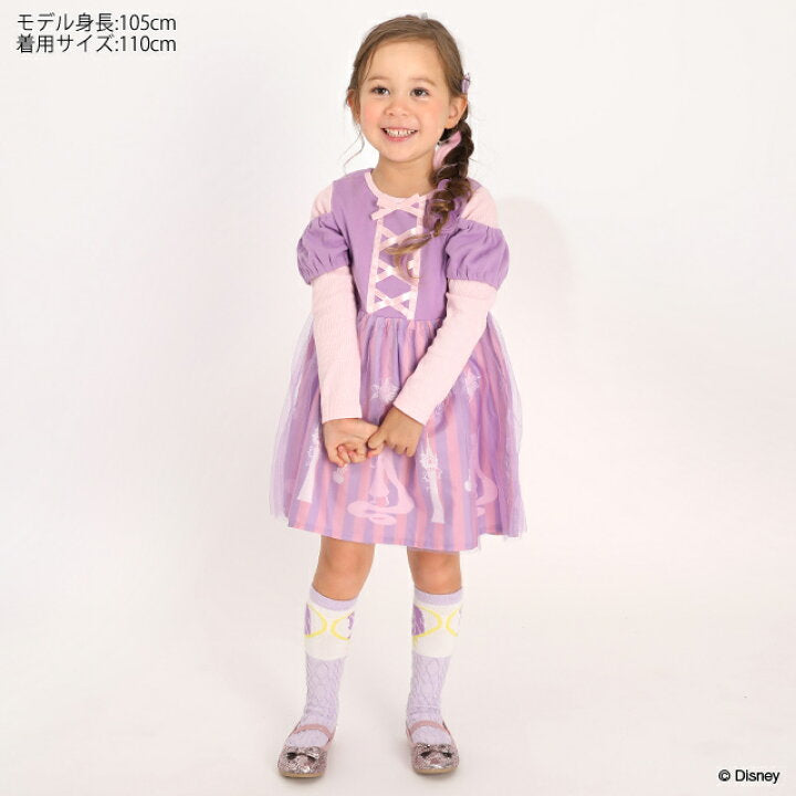 日本童裝 BDL x Disney 公主連身裙 90-130cm 女童款 冬季 DRESSES