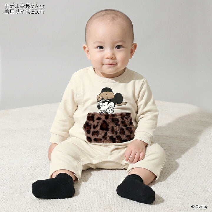 日本童裝 BDL x Disney 親子裝 連衣 70-80cm 男童款/女童款 冬季  初生嬰兒 Jumpsuit