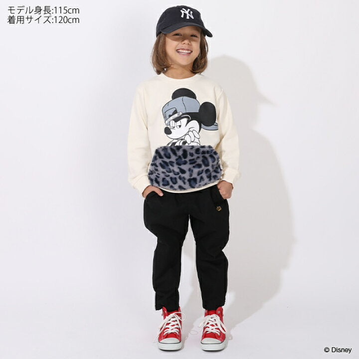日本童裝 BDL x Disney 親子裝 毛毛口袋衛衣 80-150cm 男童款/女童款 冬季 TOPS