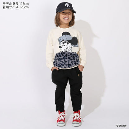 日本童裝 BDL x Disney 親子裝 毛毛口袋衛衣 80-150cm 男童款/女童款 冬季 TOPS