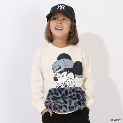 日本童裝 BDL x Disney 親子裝 毛毛口袋衛衣 80-150cm 男童款/女童款 冬季 TOPS