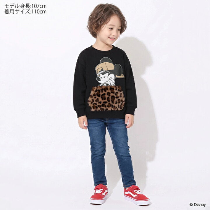 日本童裝 BDL x Disney 親子裝 毛毛口袋衛衣 80-150cm 男童款/女童款 冬季 TOPS