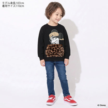日本童裝 BDL x Disney 親子裝 毛毛口袋衛衣 80-150cm 男童款/女童款 冬季 TOPS