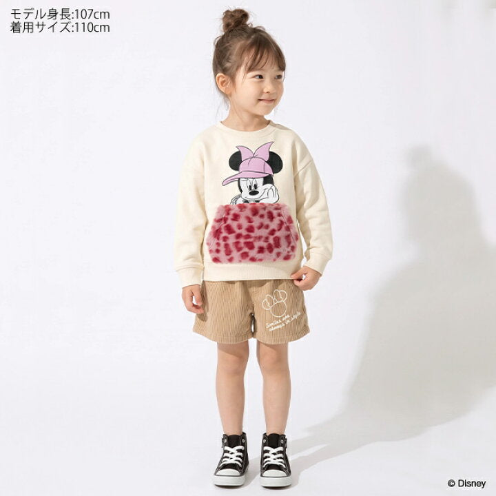 日本童裝 BDL x Disney 親子裝 毛毛口袋衛衣 80-150cm 男童款/女童款 冬季 TOPS