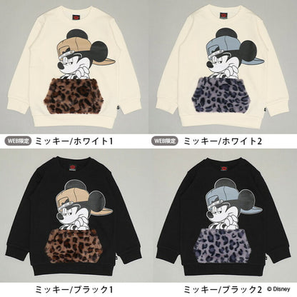 日本童裝 BDL x Disney 親子裝 毛毛口袋衛衣 80-150cm 男童款/女童款 冬季 TOPS