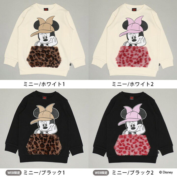 日本童裝 BDL x Disney 親子裝 毛毛口袋衛衣 80-150cm 男童款/女童款 冬季 TOPS