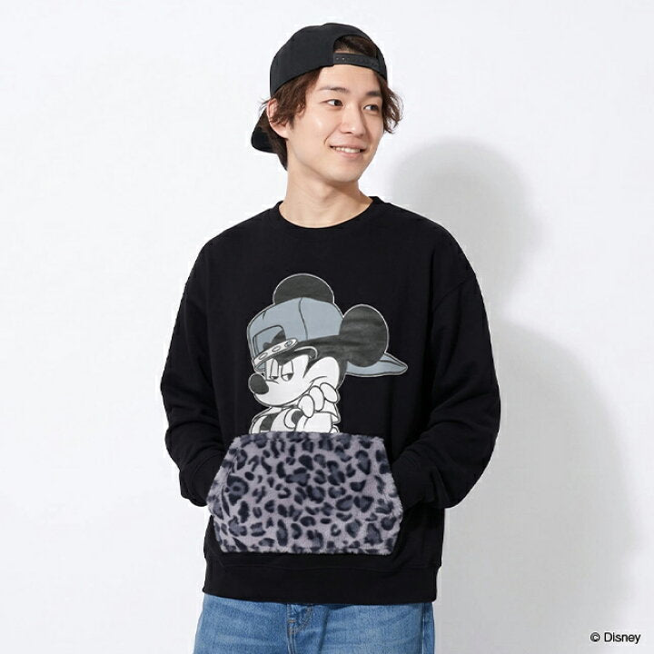 日本童裝 BDL x Disney 親子裝 毛毛口袋衛衣 S-XL 大人款 冬季 TOPS