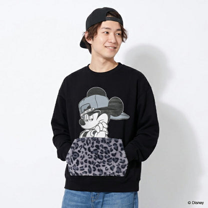 日本童裝 BDL x Disney 親子裝 毛毛口袋衛衣 S-XL 大人款 冬季 TOPS