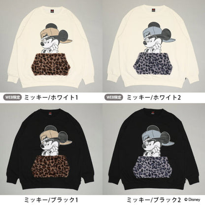 日本童裝 BDL x Disney 親子裝 毛毛口袋衛衣 S-XL 大人款 冬季 TOPS