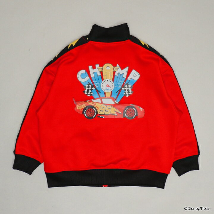 日本童裝 BDL x Disney Cars運動外套 90-130cm 男童款 冬季 OUTERWEAR 聖誕紅/新年紅
