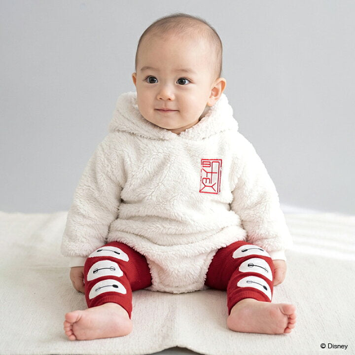 日本童裝 BDL x Disney 大白毛毛連衣 70-80cm 男童款 冬季 初生嬰兒 Jumpsuit