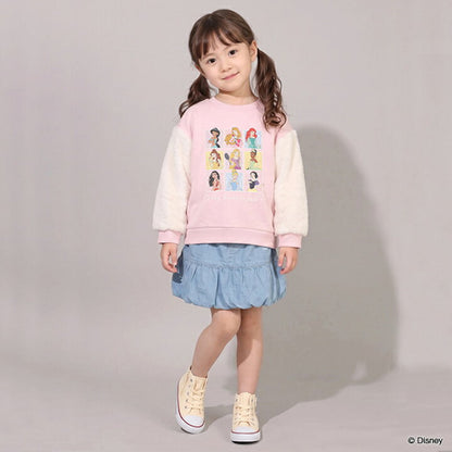 日本童裝 BDL x Disney 公主抓毛衛衣 100-130cm 女童款 冬季 TOPS