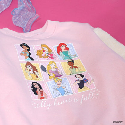 日本童裝 BDL x Disney 公主抓毛衛衣 100-130cm 女童款 冬季 TOPS