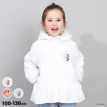 日本童裝 BDL x Disney 公主荷葉邊夾棉外套 100-130cm 女童款 冬季 (適合香港平均溫度、寒冷天氣）OUTERWEAR