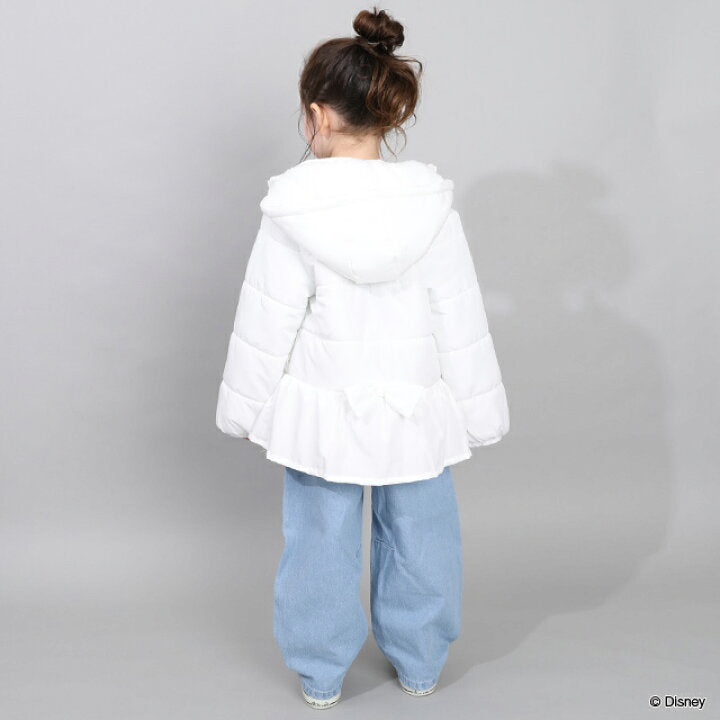 日本童裝 BDL x Disney 公主荷葉邊夾棉外套 100-130cm 女童款 冬季 (適合香港平均溫度、寒冷天氣）OUTERWEAR