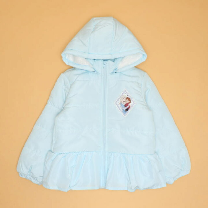 日本童裝 BDL x Disney 公主荷葉邊夾棉外套 100-130cm 女童款 冬季 (適合香港平均溫度、寒冷天氣）OUTERWEAR