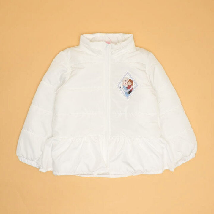 日本童裝 BDL x Disney 公主荷葉邊夾棉外套 100-130cm 女童款 冬季 (適合香港平均溫度、寒冷天氣）OUTERWEAR