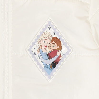 日本童裝 BDL x Disney 公主荷葉邊夾棉外套 100-130cm 女童款 冬季 (適合香港平均溫度、寒冷天氣）OUTERWEAR