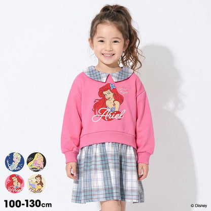 日本童裝 BDL x Disney 公主拼接格仔裙 100-130cm 女童款 冬季 DRESSES