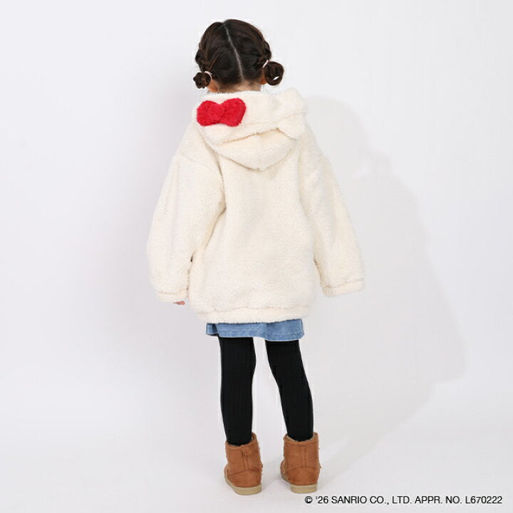 日本童裝 BDL x Sanrio 毛毛可愛外套 90-130cm 女童款 冬季 (適合初秋、香港平均溫度、寒冷天氣）OUTERWEAR