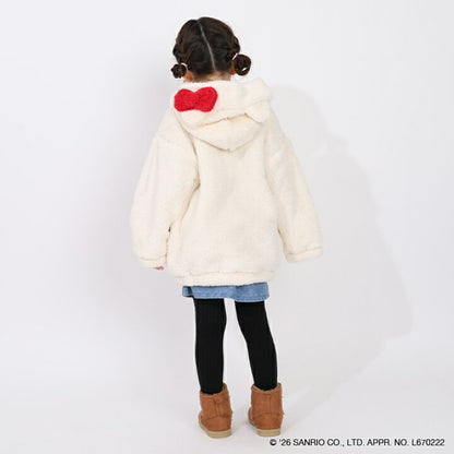 日本童裝 BDL x Sanrio 毛毛可愛外套 90-130cm 女童款 冬季 (適合初秋、香港平均溫度、寒冷天氣）OUTERWEAR