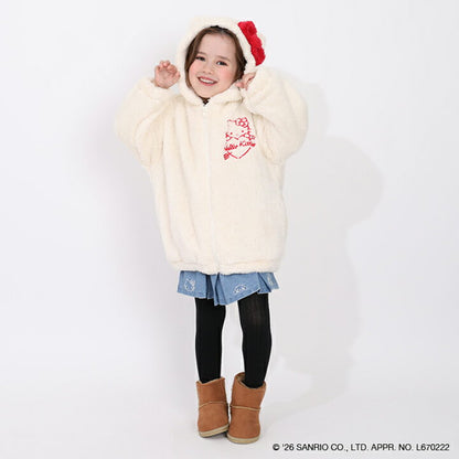日本童裝 BDL x Sanrio 毛毛可愛外套 90-130cm 女童款 冬季 (適合初秋、香港平均溫度、寒冷天氣）OUTERWEAR
