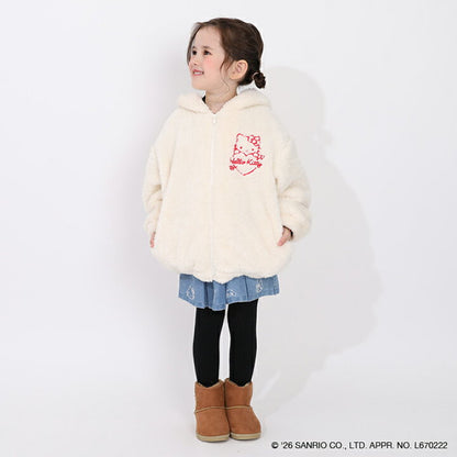 日本童裝 BDL x Sanrio 毛毛可愛外套 90-130cm 女童款 冬季 (適合初秋、香港平均溫度、寒冷天氣）OUTERWEAR