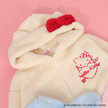 日本童裝 BDL x Sanrio 毛毛可愛外套 90-130cm 女童款 冬季 (適合初秋、香港平均溫度、寒冷天氣）OUTERWEAR