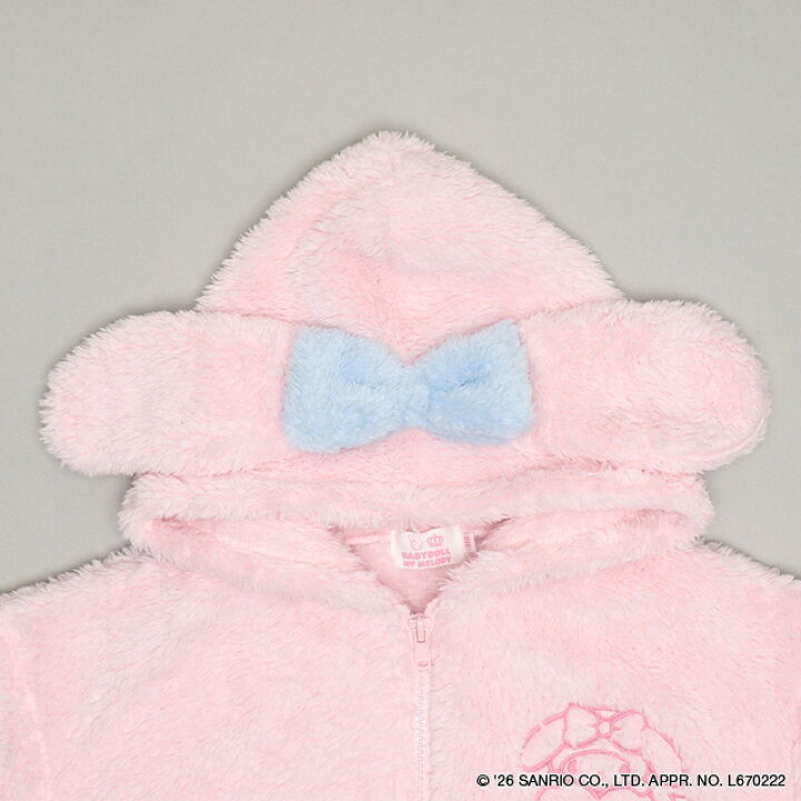 日本童裝 BDL x Sanrio 毛毛可愛外套 90-130cm 女童款 冬季 (適合初秋、香港平均溫度、寒冷天氣）OUTERWEAR