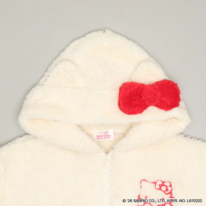 日本童裝 BDL x Sanrio 毛毛可愛外套 90-130cm 女童款 冬季 (適合初秋、香港平均溫度、寒冷天氣）OUTERWEAR