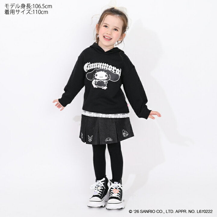日本童裝 BDL x Sanrio 蕾絲邊連帽衛衣 90-140cm 女童款 冬季 TOPS