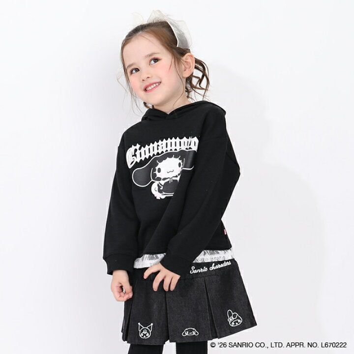 日本童裝 BDL x Sanrio 蕾絲邊連帽衛衣 90-140cm 女童款 冬季 TOPS