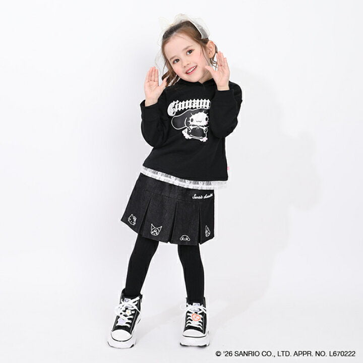 日本童裝 BDL x Sanrio 蕾絲邊連帽衛衣 90-140cm 女童款 冬季 TOPS