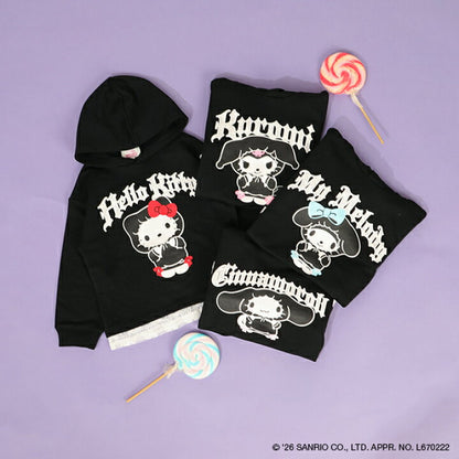 日本童裝 BDL x Sanrio 蕾絲邊連帽衛衣 90-140cm 女童款 冬季 TOPS