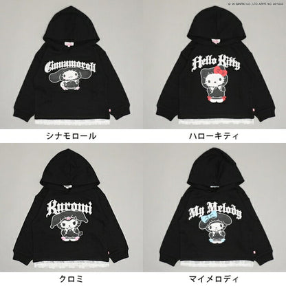 日本童裝 BDL x Sanrio 蕾絲邊連帽衛衣 90-140cm 女童款 冬季 TOPS