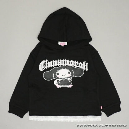 日本童裝 BDL x Sanrio 蕾絲邊連帽衛衣 90-140cm 女童款 冬季 TOPS