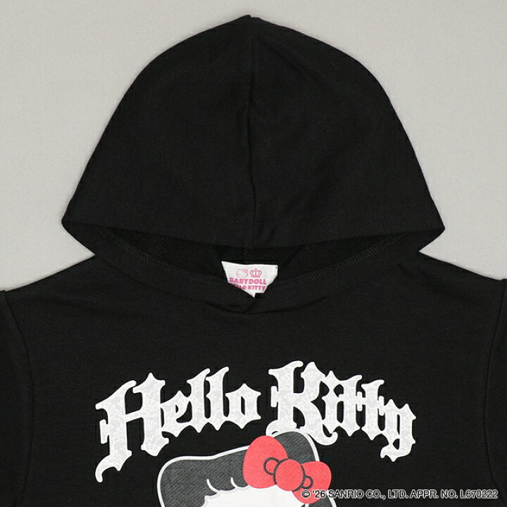 日本童裝 BDL x Sanrio 蕾絲邊連帽衛衣 90-140cm 女童款 冬季 TOPS