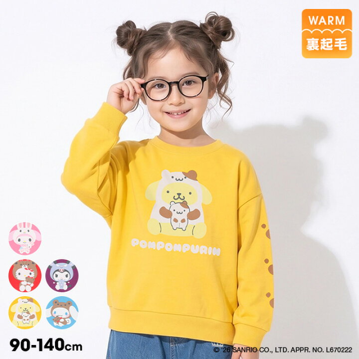 日本童裝 BDL x Sanrio 抓毛衛衣 90-140cm 男童款/女童款 冬季 TOPS 聖誕紅/新年紅