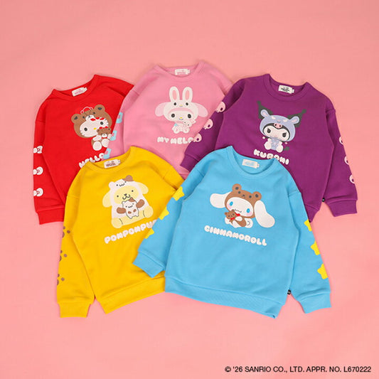 日本童裝 BDL x Sanrio 抓毛衛衣 90-140cm 男童款/女童款 冬季 TOPS 聖誕紅/新年紅
