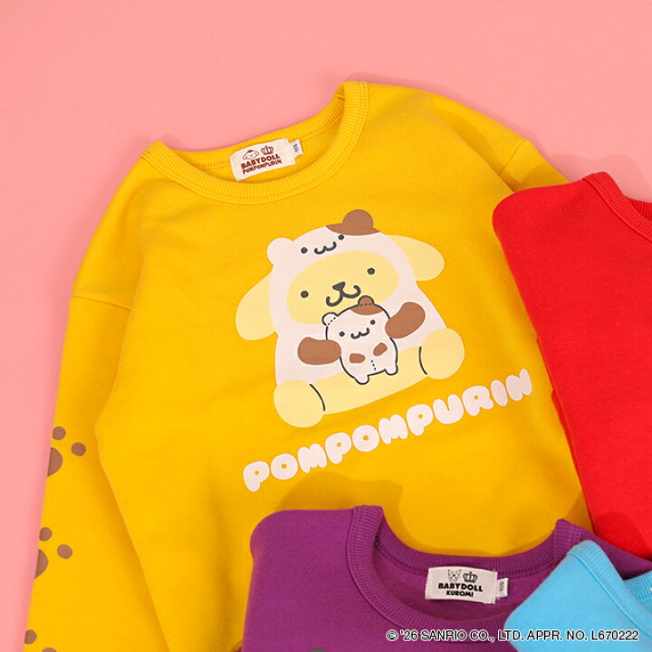 日本童裝 BDL x Sanrio 抓毛衛衣 90-140cm 男童款/女童款 冬季 TOPS 聖誕紅/新年紅