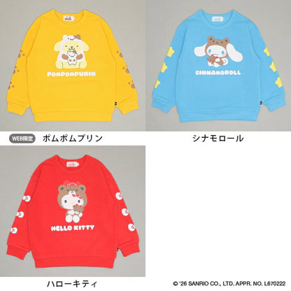 日本童裝 BDL x Sanrio 抓毛衛衣 90-140cm 男童款/女童款 冬季 TOPS 聖誕紅/新年紅