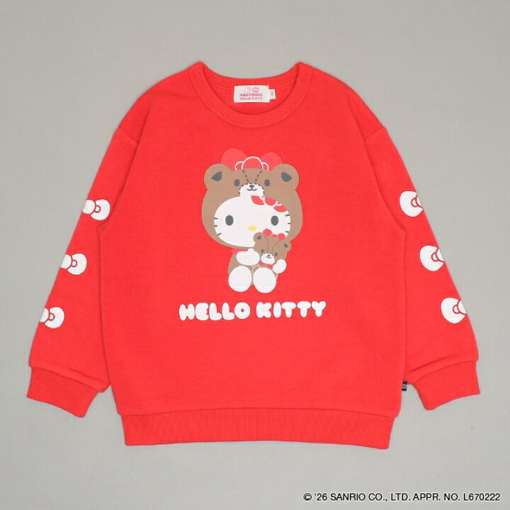日本童裝 BDL x Sanrio 抓毛衛衣 90-140cm 男童款/女童款 冬季 TOPS 聖誕紅/新年紅